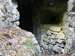 Bunker Eingangsbereich mit Schießschacht